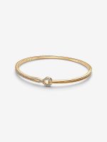 Lab-grown Diamond Pavé Double Row Bangle