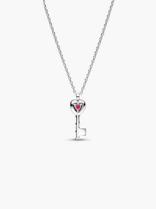 Elevated Red Heart Collier Necklace - Image 2