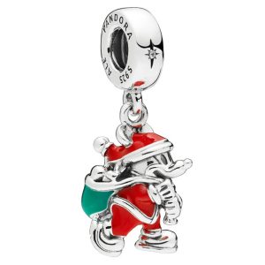 Santa Mouse Dangle Charm