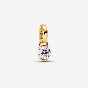 Talisman Lab-grown Diamond Infinity Pendant 0.25 carat tw 14k Gold