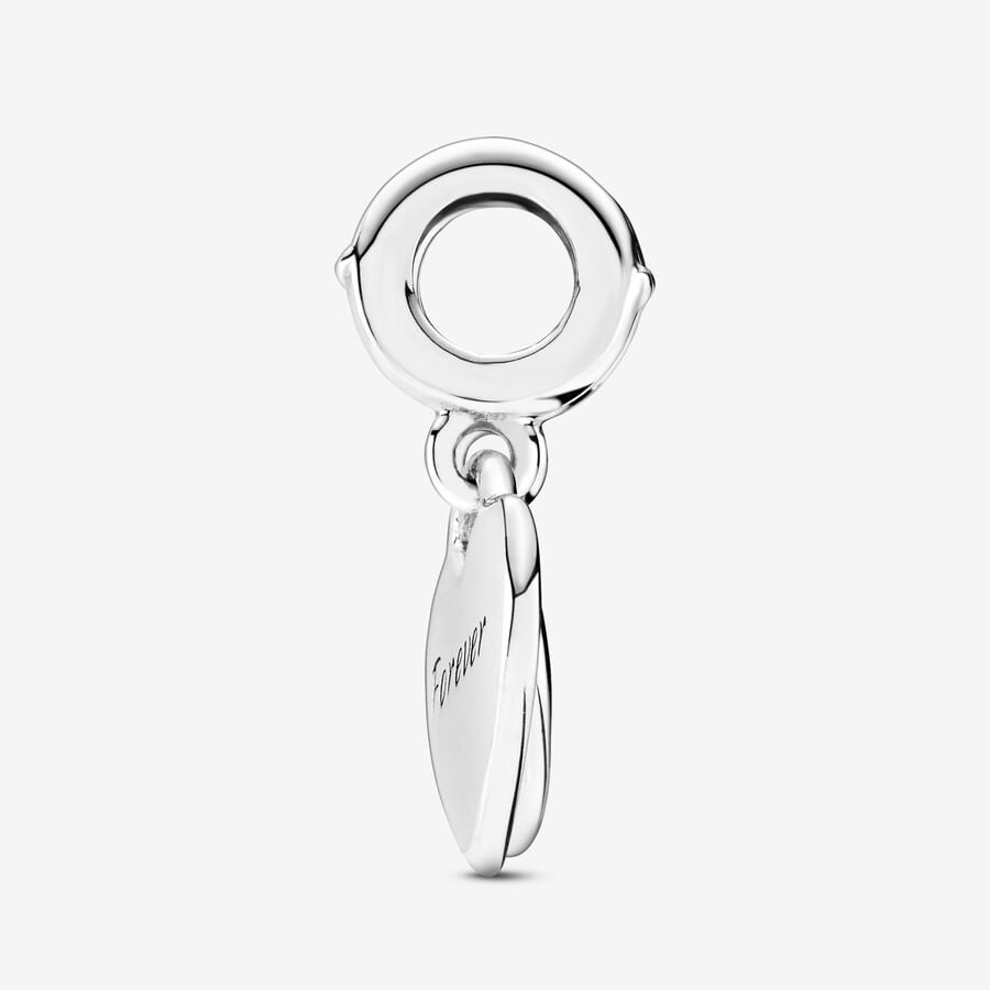 Double Heart Split Dangle Charm - Image 4