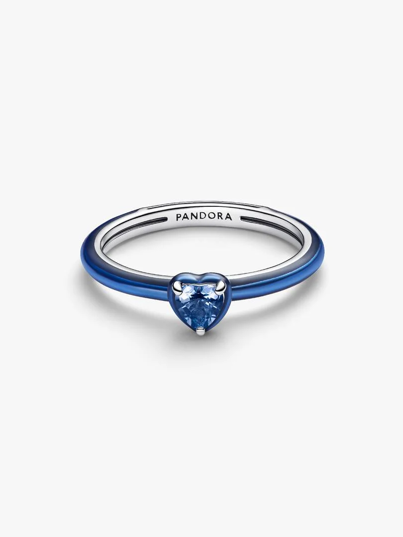 Blue Chakra Heart Ring - Image 2