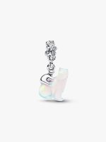 Polar Bear Mother & Cub Dangle Charm