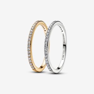 Lab-Grown Diamond Half Eternity Ring Duo