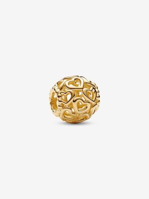 Openwork Heart Charm