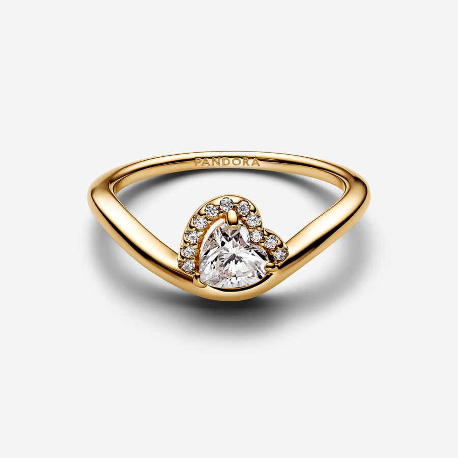 Golvende Hart Ring - Image 2