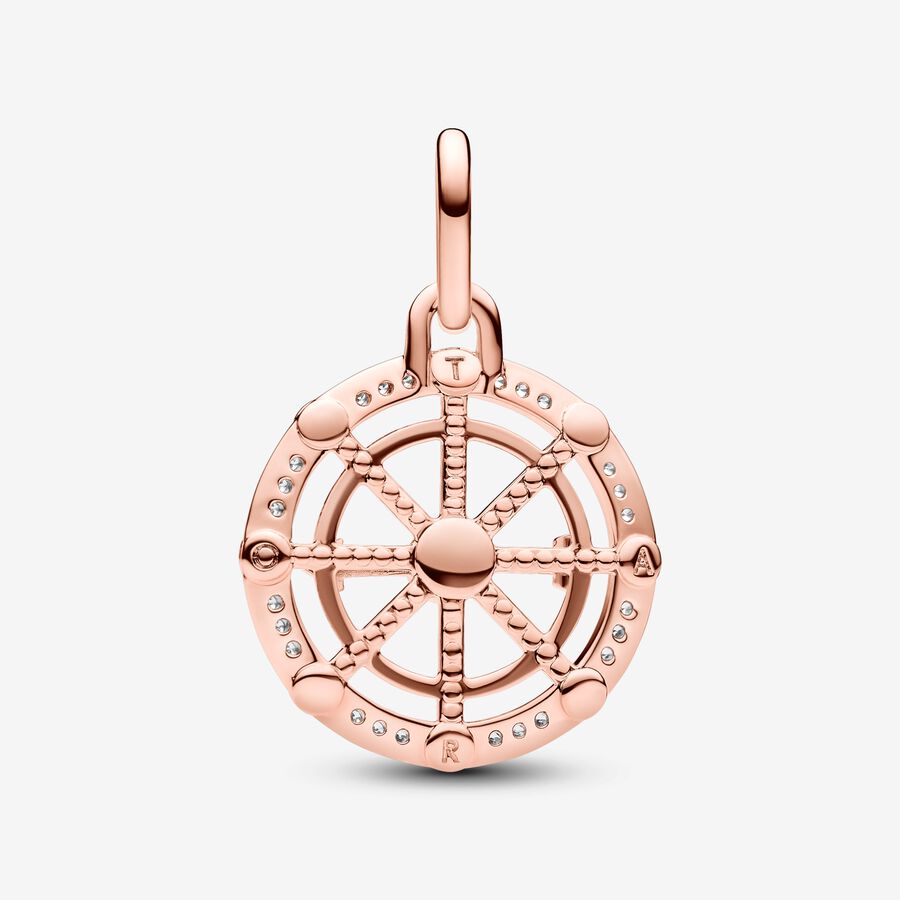 Wheel of Fortune Medallion Charm - Image 2