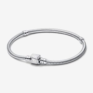 Logo Clasp Snake Chain Bracelet