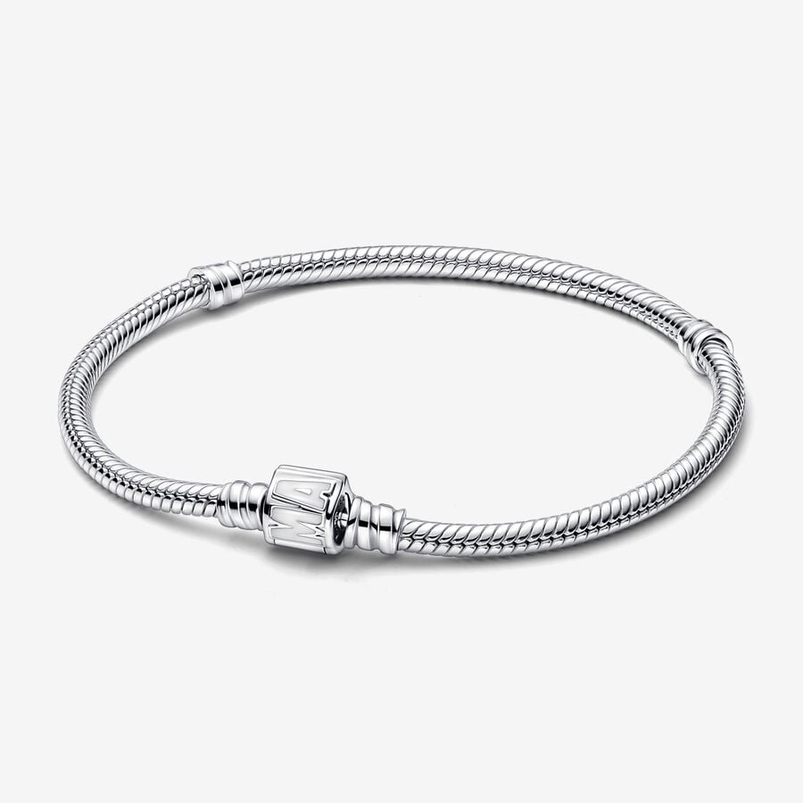 Logo Clasp Snake Chain Bracelet