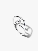 Organically Shaped Heart Small Ring