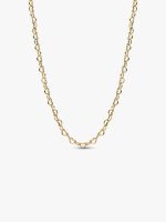 Linked Hearts Chain Necklace