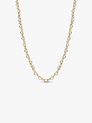 Linked Hearts Chain Necklace