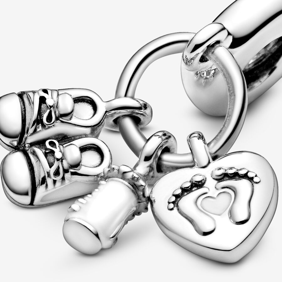 Baby Bottle and Shoes Dangle Charm - Image 4