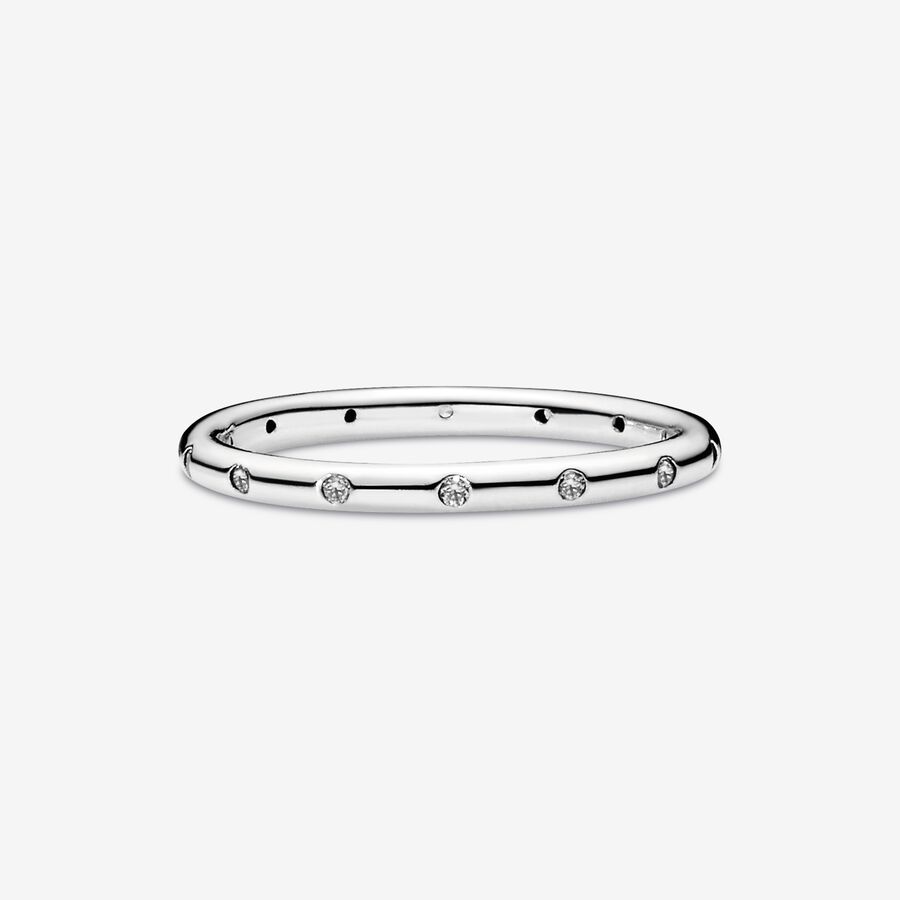 Simple Sparkling Band Ring - Image 2