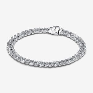 Timeless Pavé Cuban Chain Bracelet