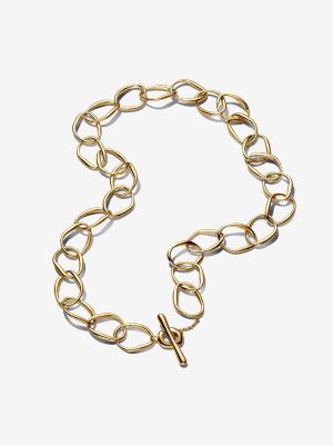 Organically Shaped Link Necklace