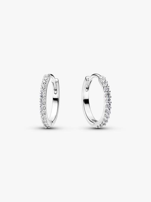 Sparkling Mini Hoop Earrings