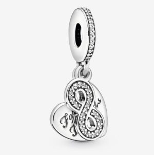 Forever Friends Heart Dangle Charm