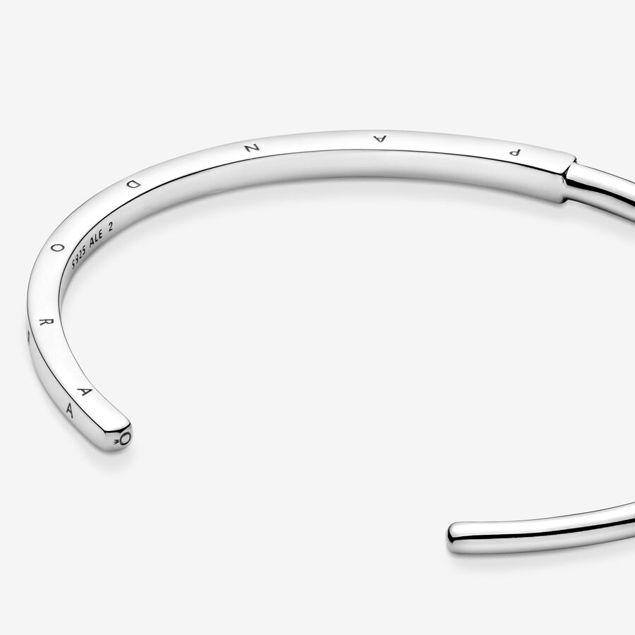 Signature I-D Open Bangle Sterling silver - Image 5