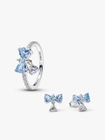 Bridgerton Blue Bow Jewelry Set
