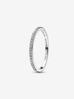 Era Lab-Grown Diamond Half Eternity Pavé Band Ring