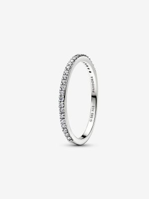 Era Lab-Grown Diamond Half Eternity Pavé Band Ring