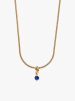14k Gold Plated September Birthstone Necklace Set