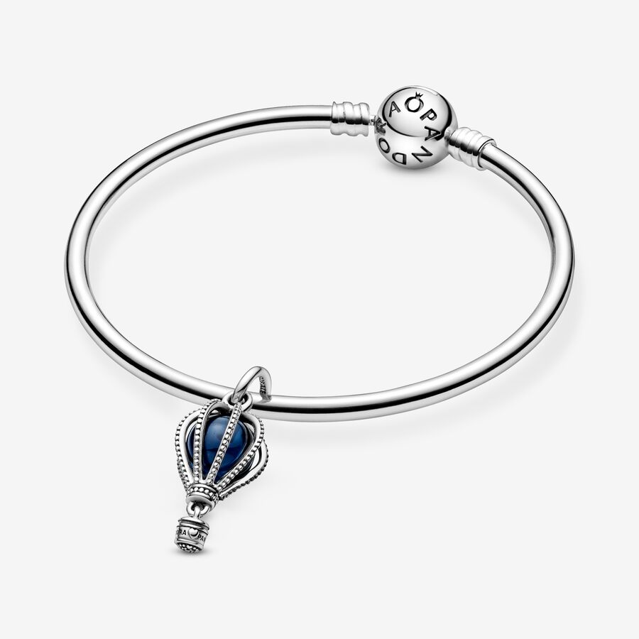 Blue Hot Air Balloon Travel Charm - Image 4
