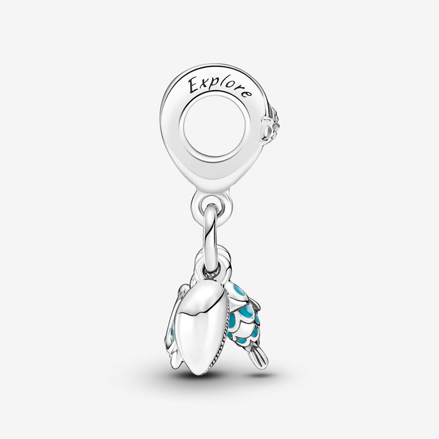 Fish, Sea Turtle, Conch Dangle Charm - Image 3