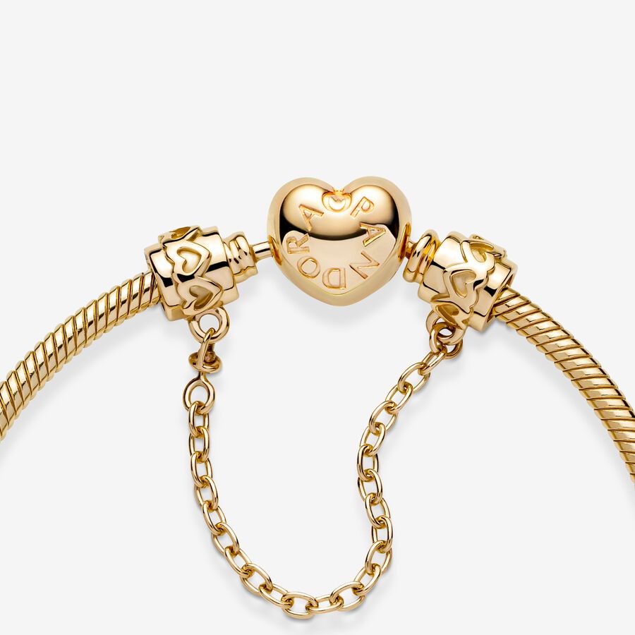 Hearts Safety Chain Charm - Image 2