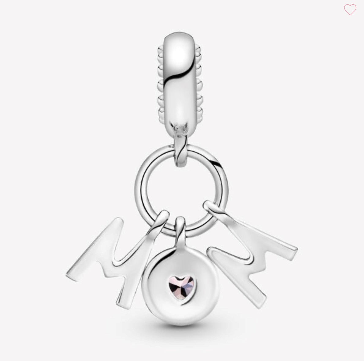 Mom Letters Dangle Charm - Image 2