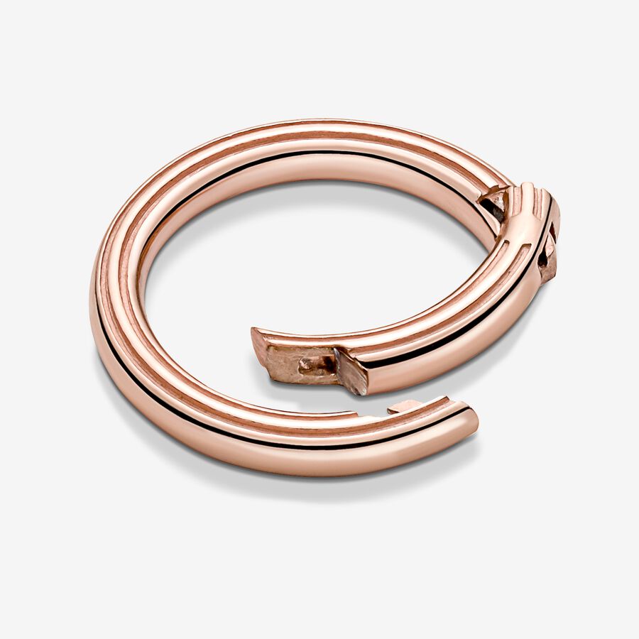 Round Openable Link Rose gold plated - Image 2