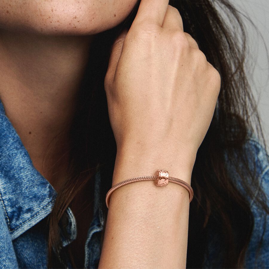 Band of Hearts Clip Charm Rose gold plated - Image 2