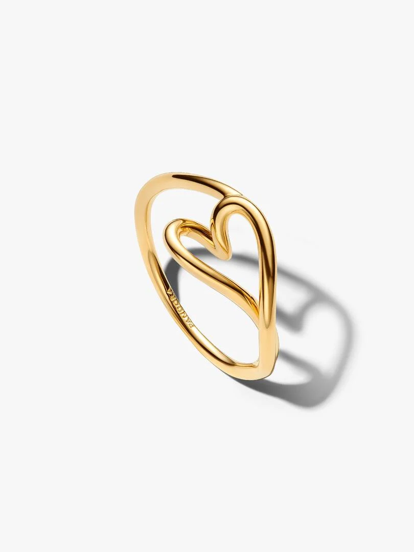 Organically Shaped Heart Small Ring - Image 2