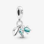 Fish, Sea Turtle, Conch Dangle Charm