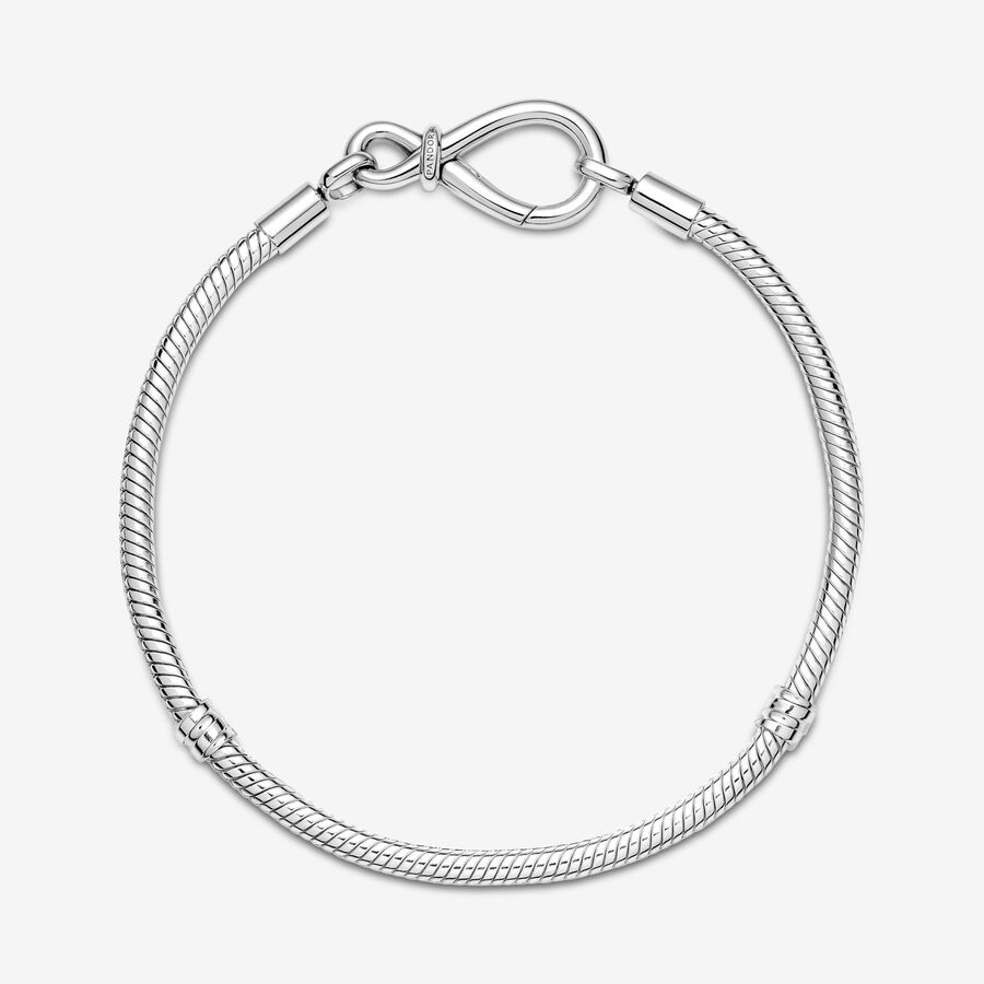 Infinity Knot Snake Chain Bracelet - Image 2