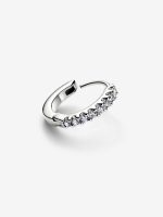Era Lab-Grown Diamond Pavé Hoop Earrings
