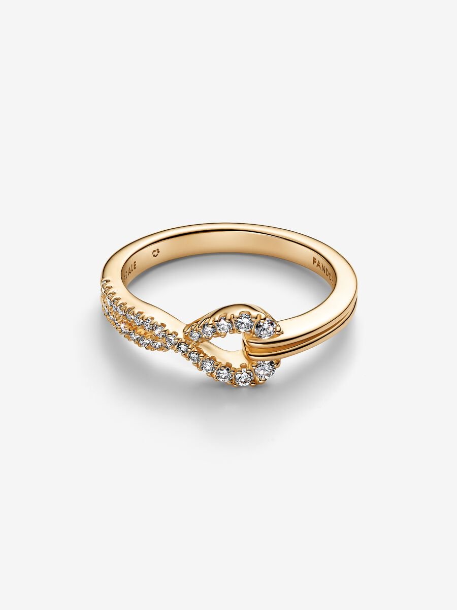Lab-grown Diamond Pavé Double Row Ring - Image 2