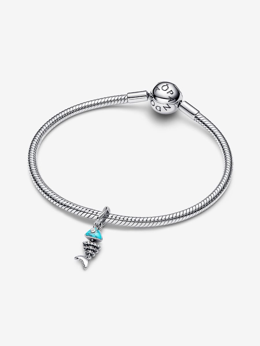 Write a review Turquoise-colored Fishbone Dangle Charm - Image 2