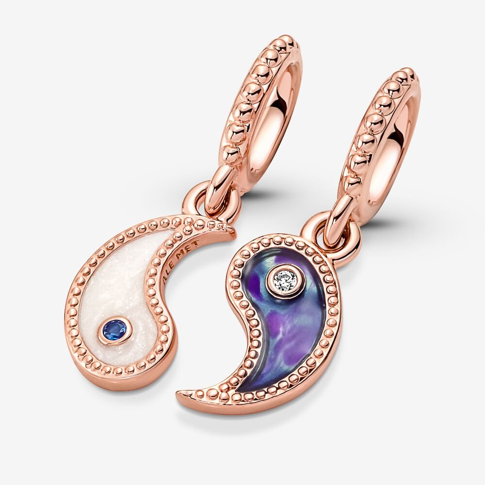 Sparkling Yin & Yang Dangle Charm - Image 2
