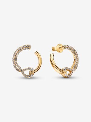 Lab-grown Diamond Pavé Open Circle
