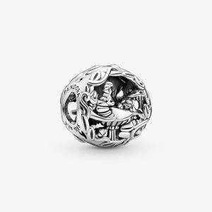 Cat & Caterpillar Charm