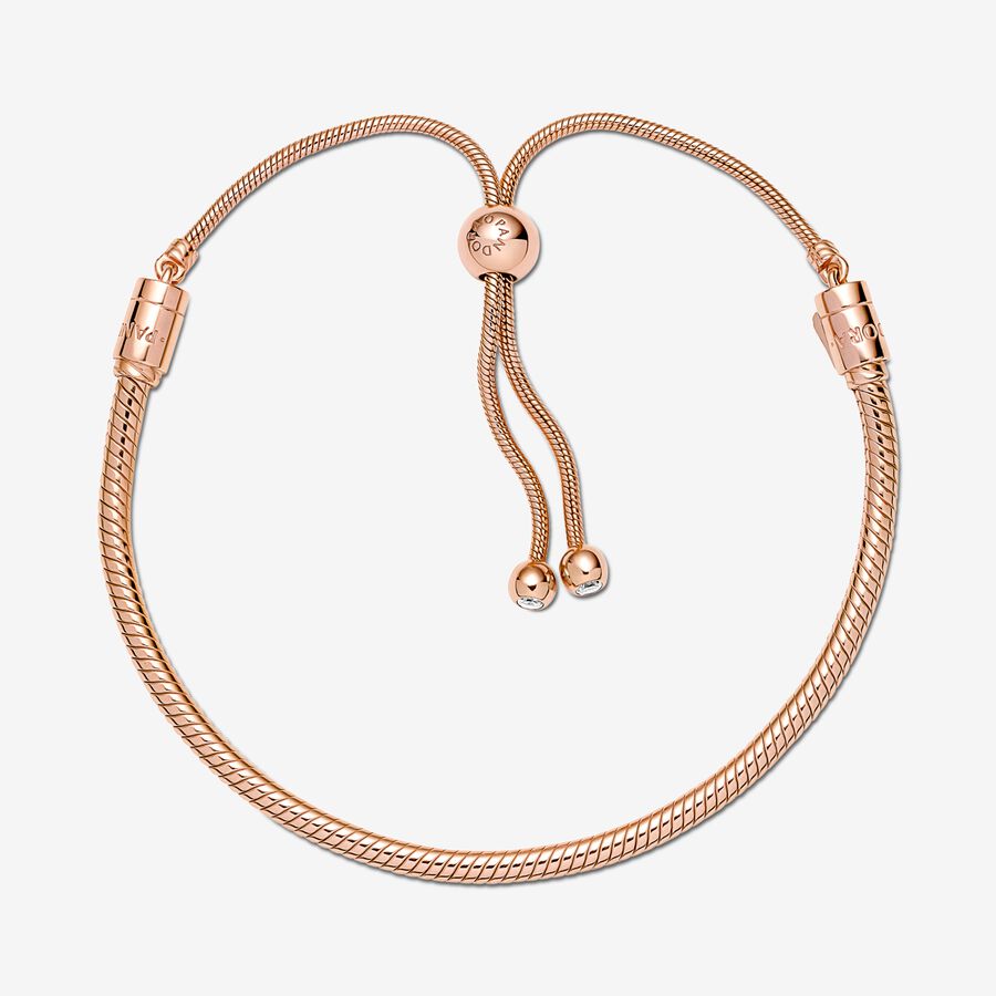 Moments Snake Chain Slider Bracelet - Image 3