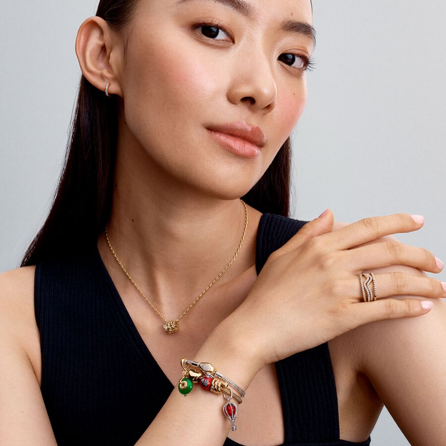 Snake Clasp & Chain Bracelet - Image 3