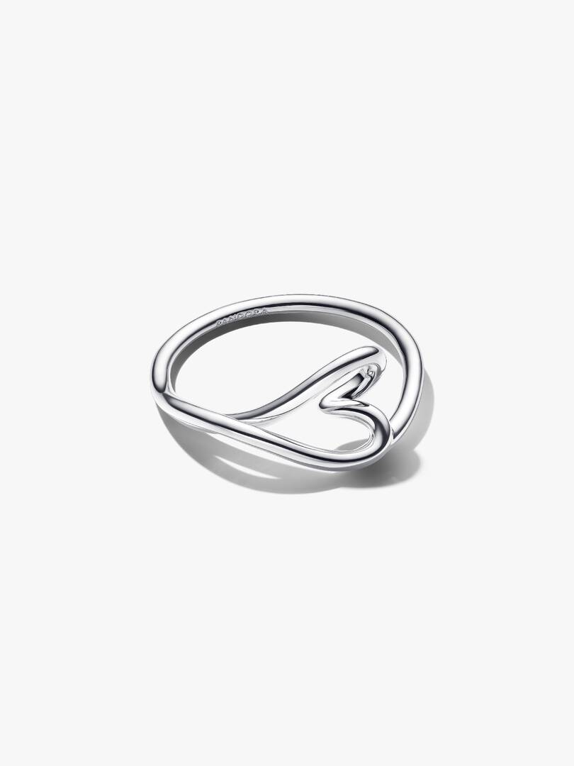 Organically Shaped Heart Small Ring - Image 3