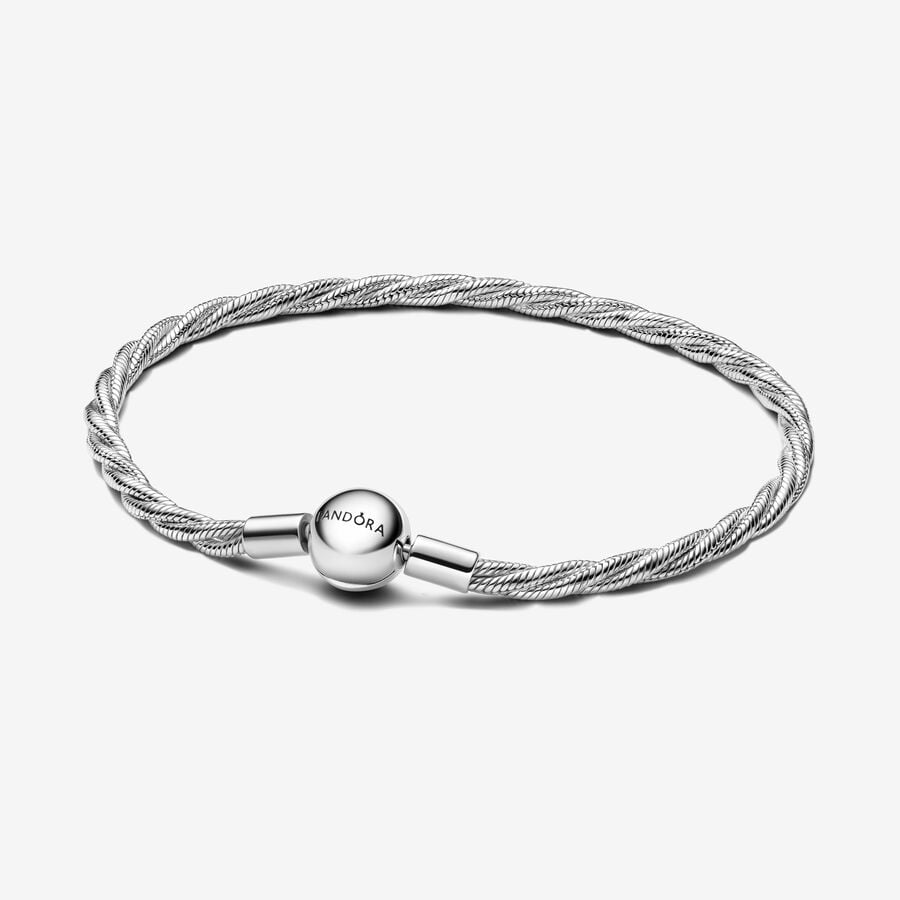 Round Clasp Twisted Snake Chain