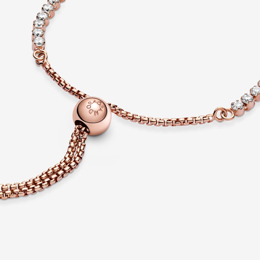Sparkling Slider Tennis Bracelet - Image 6