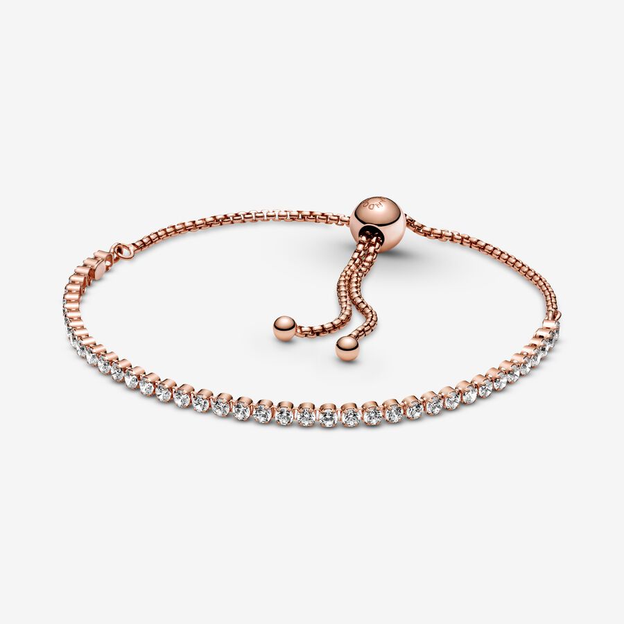 Sparkling Slider Tennis Bracelet - Image 8