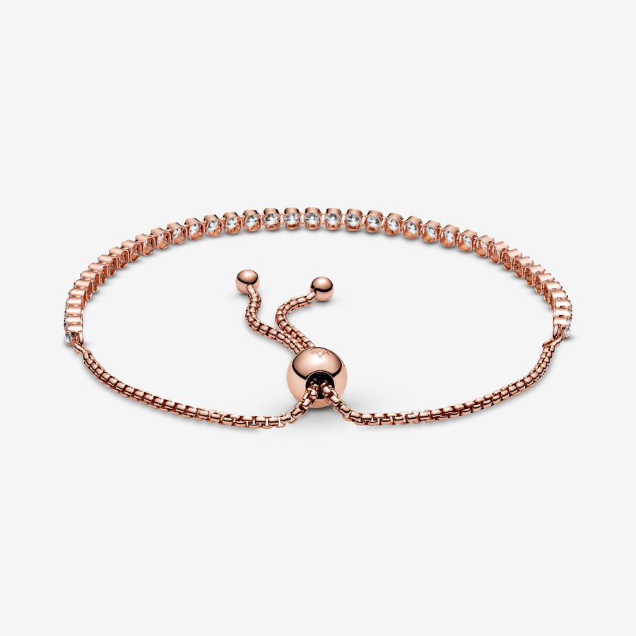 Sparkling Slider Tennis Bracelet - Image 5