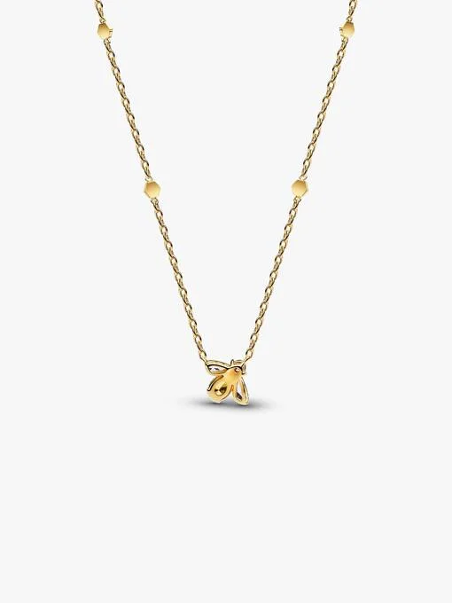 Honey Bee Pendant Necklace - Image 3